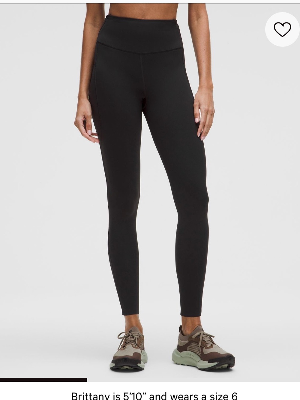 Lululemon fast and free high rise tight 28” black